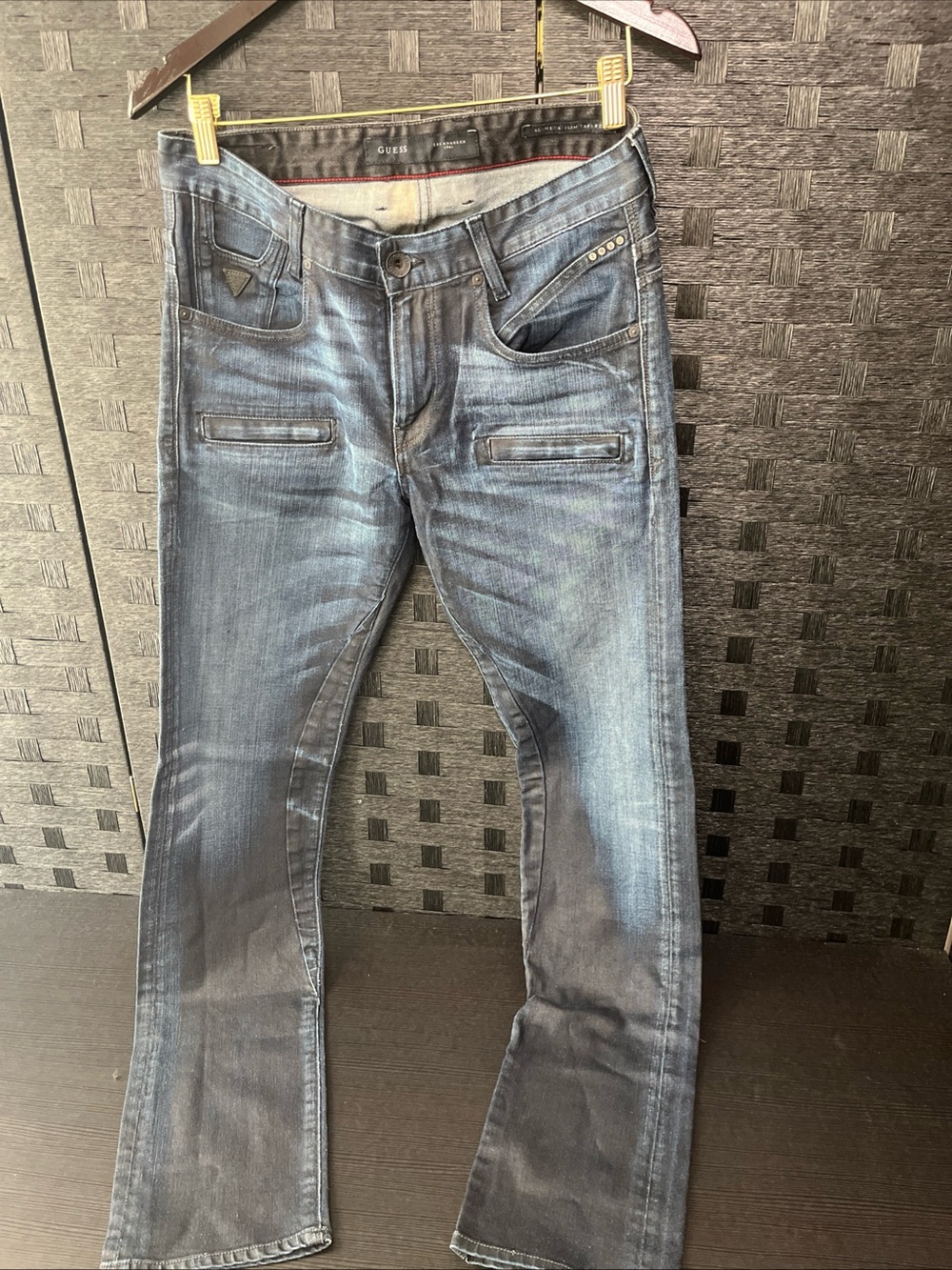 GUESS Alameda Slim Tapered Dark Blue Jeans Men Size 30x32